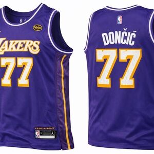 Lakers Dončić Swingman Statement 25 Jersey Size 50 (Large) NWT